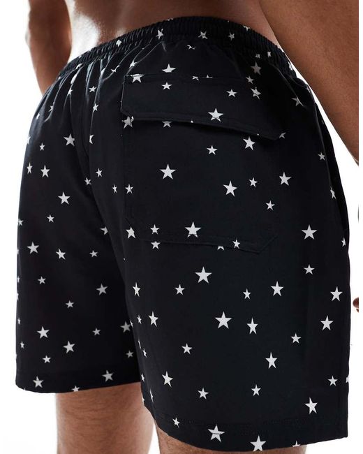 OOSC Blue Shining Star Swim Shorts for men