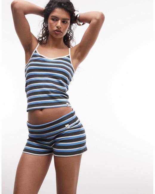 Collusion Blue Mini Booty Short