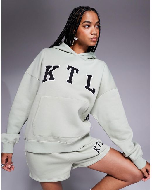 Kaiia Gray Ktl Oversized Hoodie Co-ord
