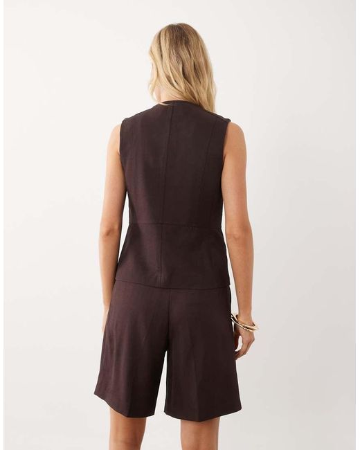 Mango Natural Avocado Tailored Bermuda Short Co-Ord