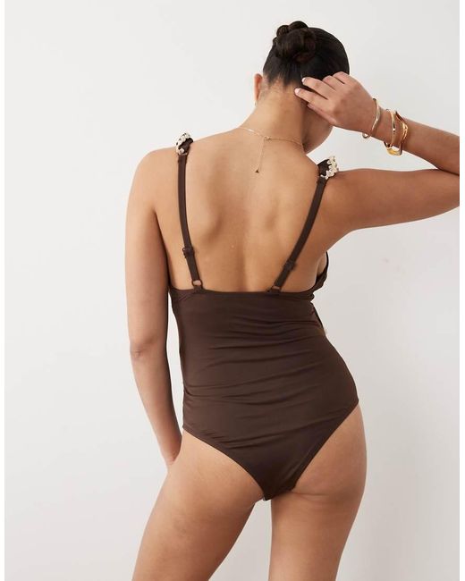 ASOS Asos Design Maternity in het Brown