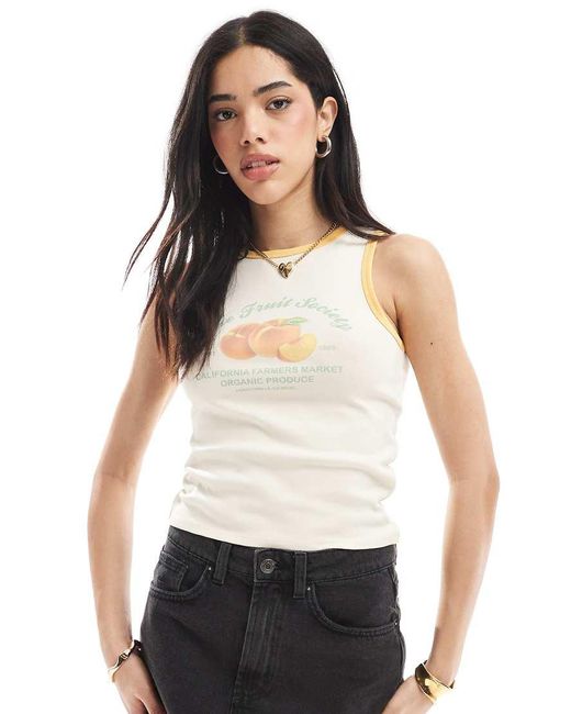 Cotton On Natural Peach High Neck Vest