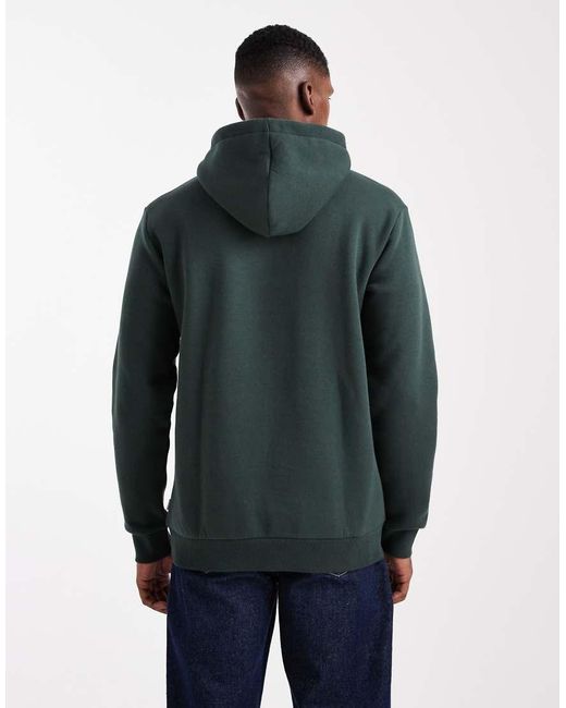 Sudadera Verde Oscuro De Corte Slim Con Capucha De Only & Sons de hombre de color Blue