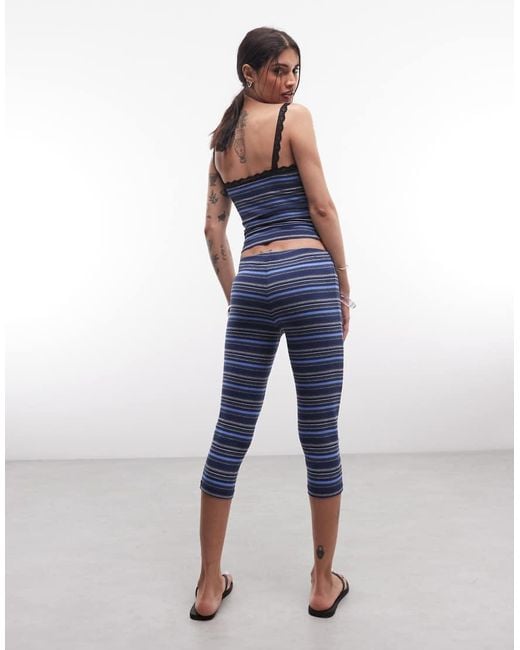 Collusion Blue Fitted Capris
