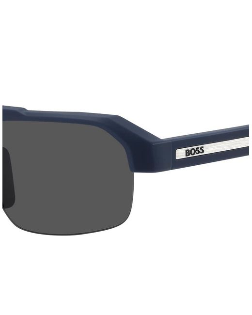 Boss Sunglasses Blue Boss Square Sunglasses for men