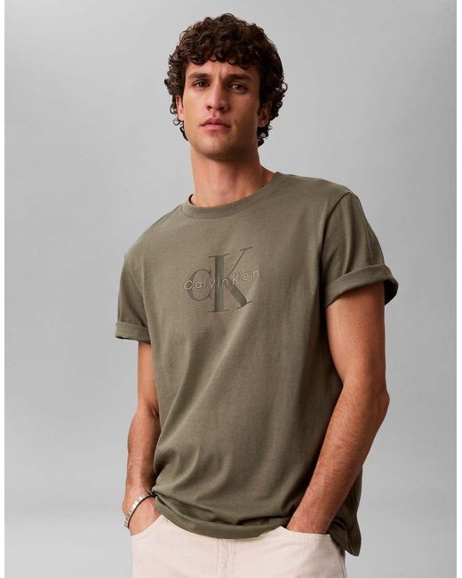 Calvin Klein Gray Monologo T-Shirt
