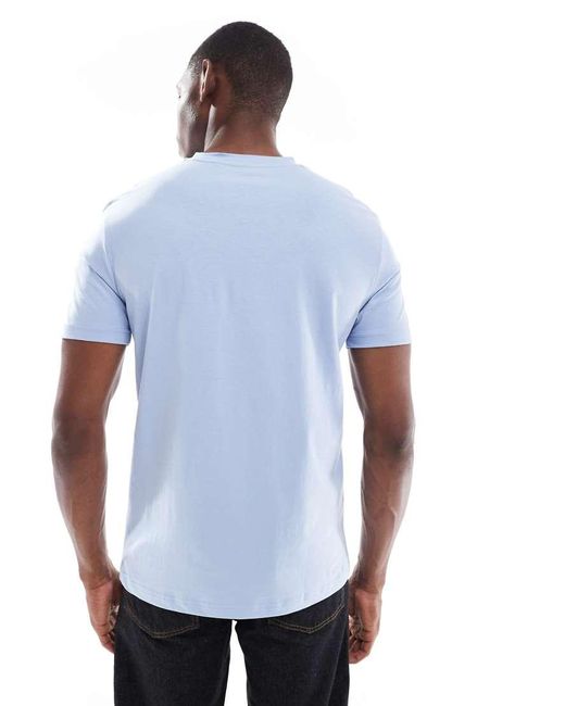 Boss Blue Thinking Chest Logo T-shirt for men