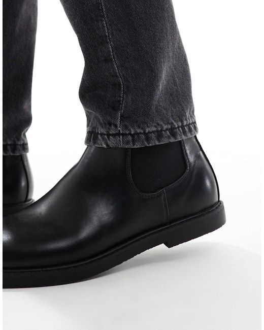 SEQWL – chelsea-stiefel in Black für Herren