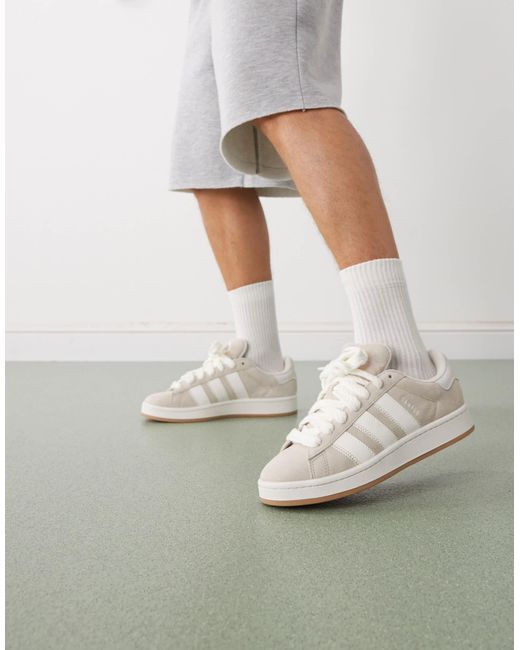 adidas gazelle silver green womens Adidas Campus Femme Baskets main image 1
