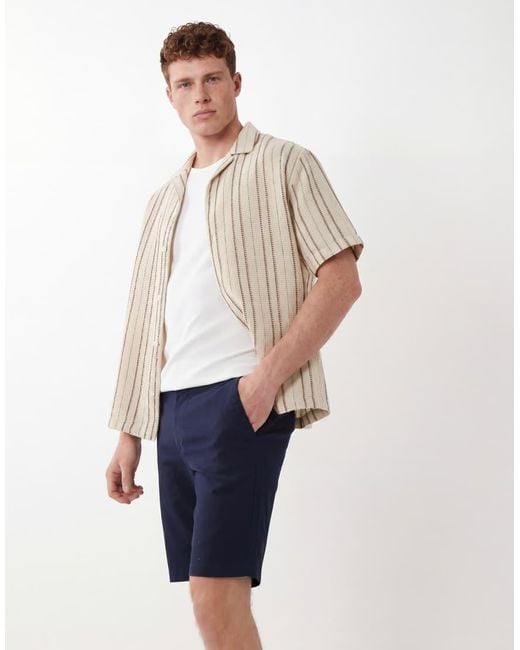 ASOS White Skinny Fit Chino Shorts for men