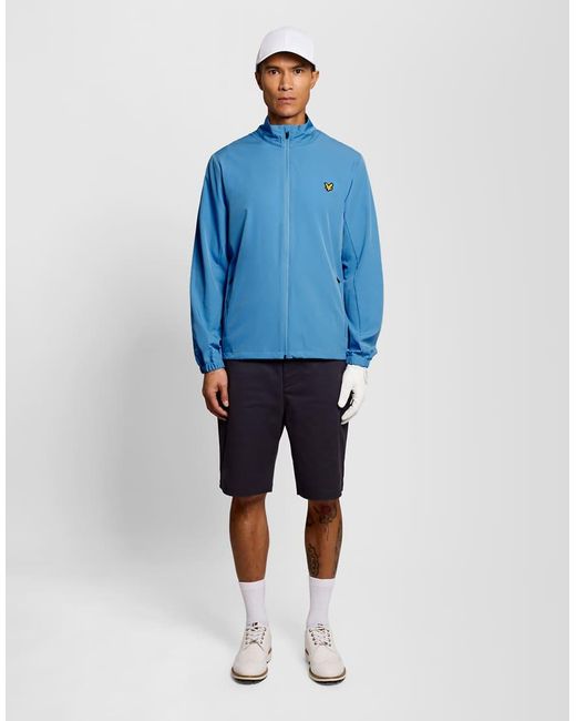 Lyle & Scott Blue Light Jackets Golf Packable Jacket for men