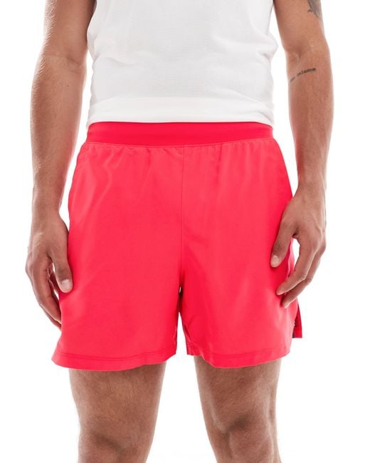 Under Armour Red Launch 5-Inch Shorts for men