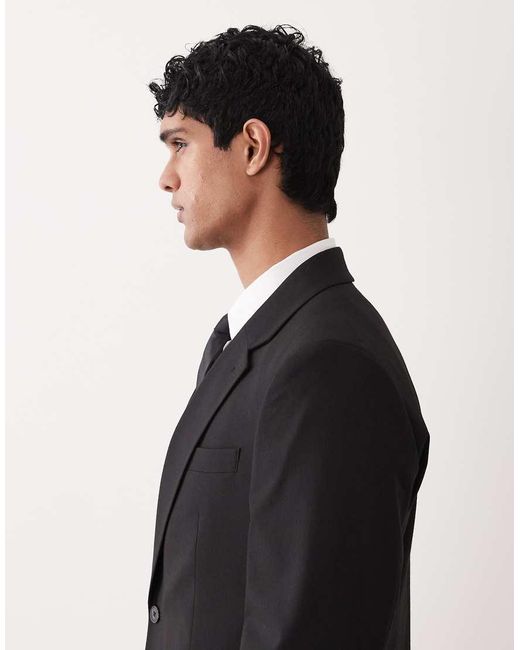 ASOS Black Slim Suit Blazer for men