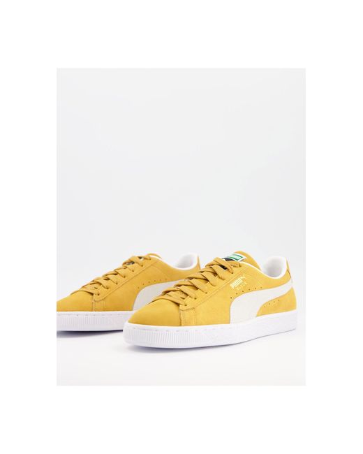 PUMA Suède Klassieke Suède Sneakers in het Metallic voor heren - Lyst