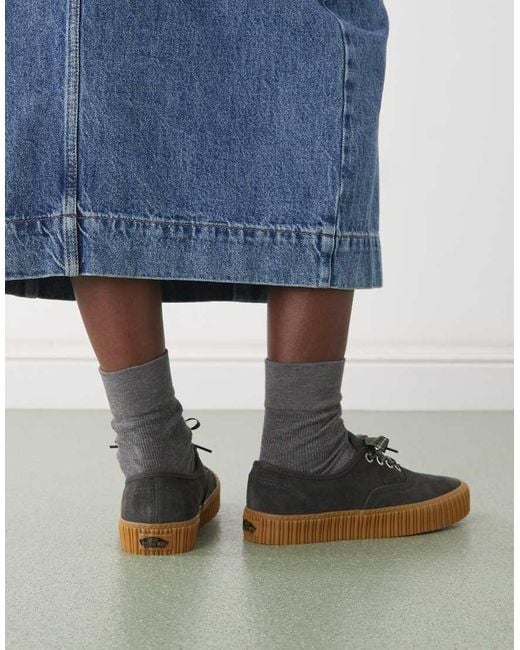 Vans Blue Authentic Creeper Trainers