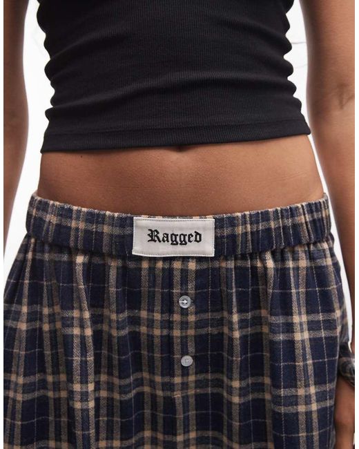 The Ragged Priest Multicolor Maxi Ruffle Hem Boxer-style Skirt