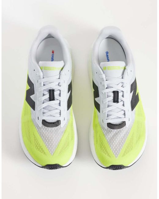 New Balance White Fuelcell Rebel V5 Mens Trainers for men
