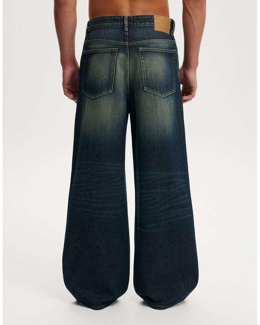 Cotton On White Super Baggy Jean for men
