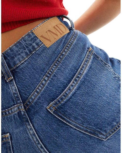 Vero Moda Blue Tessa Mom Jeans