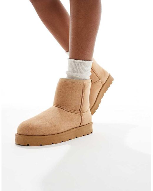 SEQWL Natural Cosy Ankle Boots