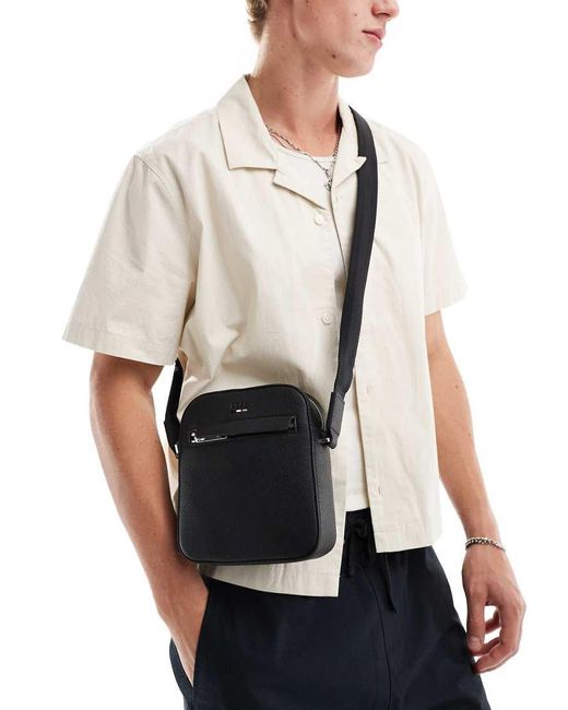 Boss White Boss Ray Box Crossbody Bag for men