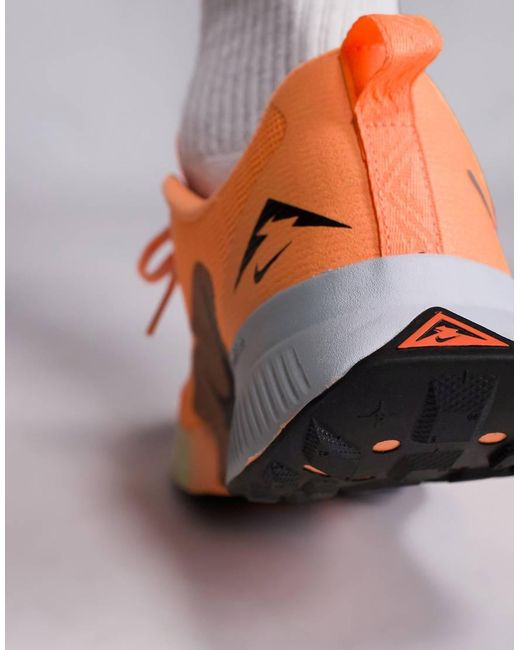 Nike Orange Juniper Trail 3 Trainers for men