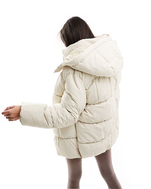 Vero Moda Natural Luxe Oversized Puffer Coat