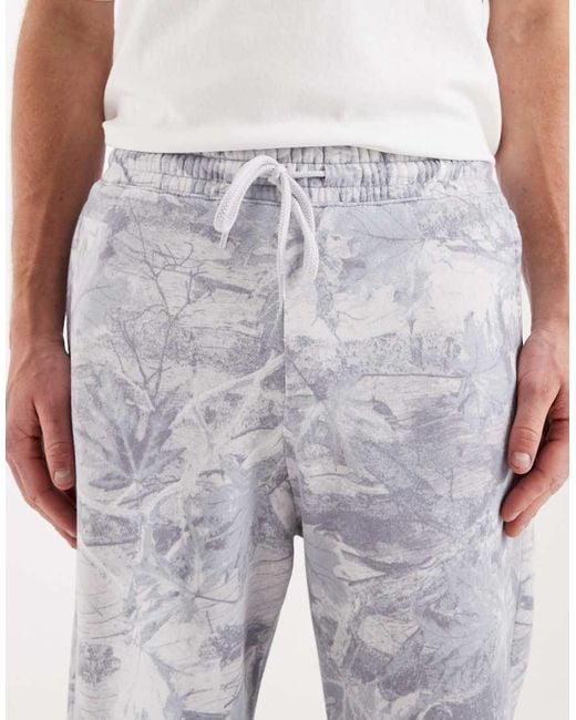Hollister White baggy Bootcut Logo joggers for men