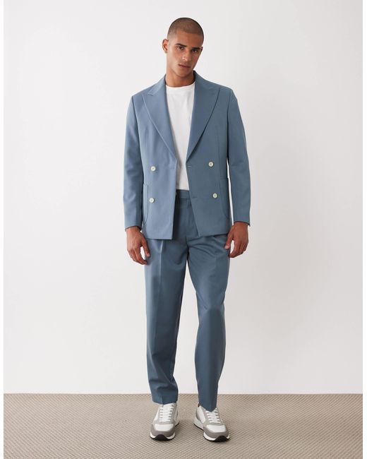 ASOS Blue Regular Suit Jacket for men