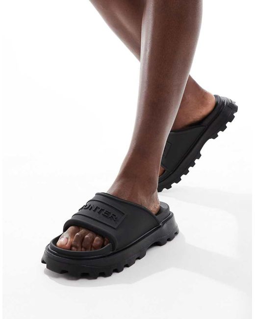 Hunter Black Moulded Stacked Slider