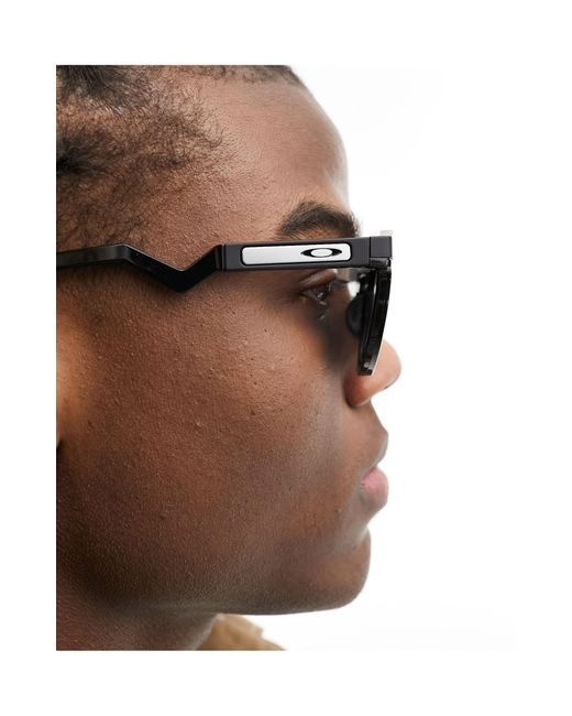 Hstn - occhiali da sole rotondi neri di Oakley in Brown da Uomo