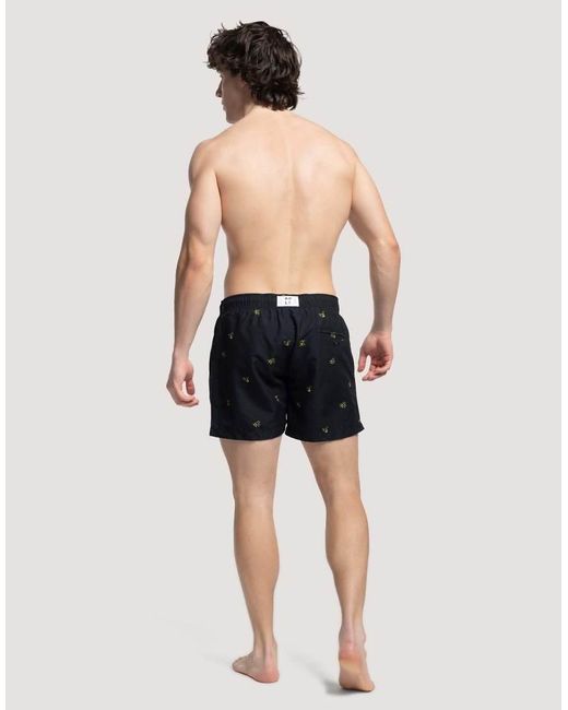 Apreslife Blue Bumble B Swim Shorts for men