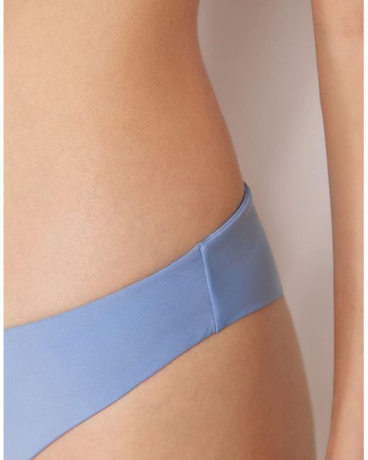 Calzedonia Blue Premium Fit Brazilian Bikini Bottom