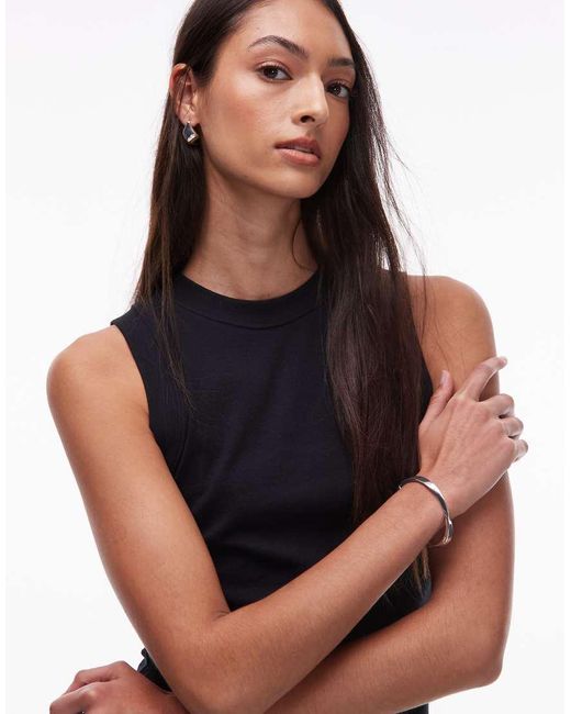 TOPSHOP Black Slim Tank