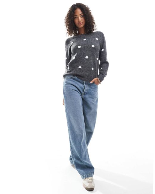 Vero Moda Blue – weicher pullover