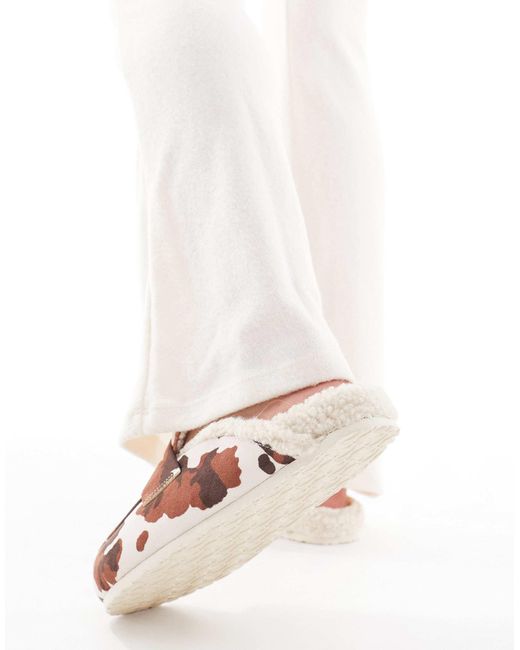 SEQWL White Soda Fur Lined Mules