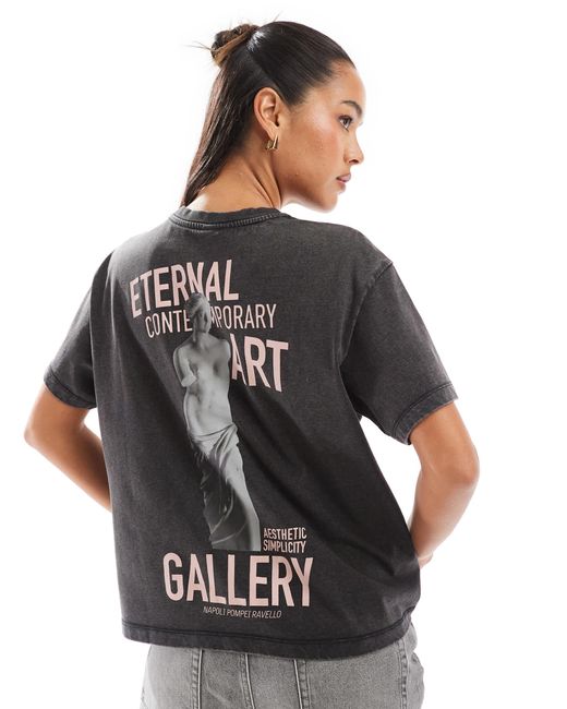 ONLY T shirt Met gallery Print Op in het Zwart Lyst NL