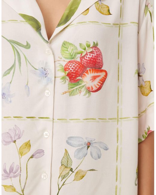 Robe chemise ASOS en coloris Natural
