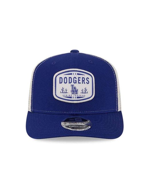 KTZ Blue La Dodgers Patch 9seventy Trucker Cap