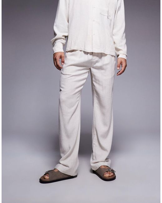 The Couture Club – strukturierte, legere webhose in Gray für Herren