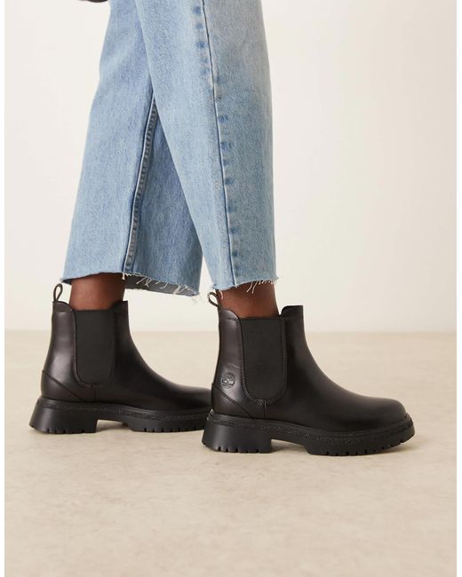 Timberland Blue Cambria Valley Chunky Sole Chelsea Boots