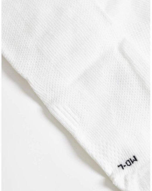 Nike White Lightweight Crew Socks for men