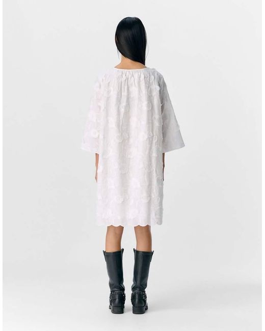 Vestido Corto De Object de color White