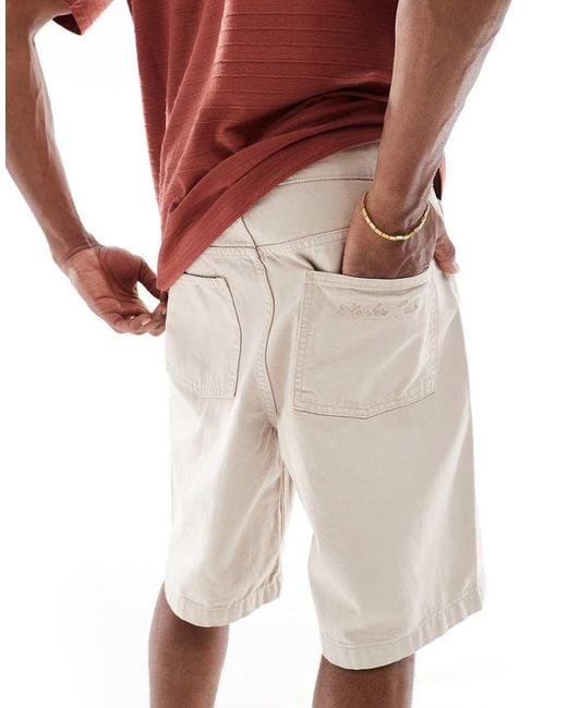 River Island Skater Shorts in het Red voor heren