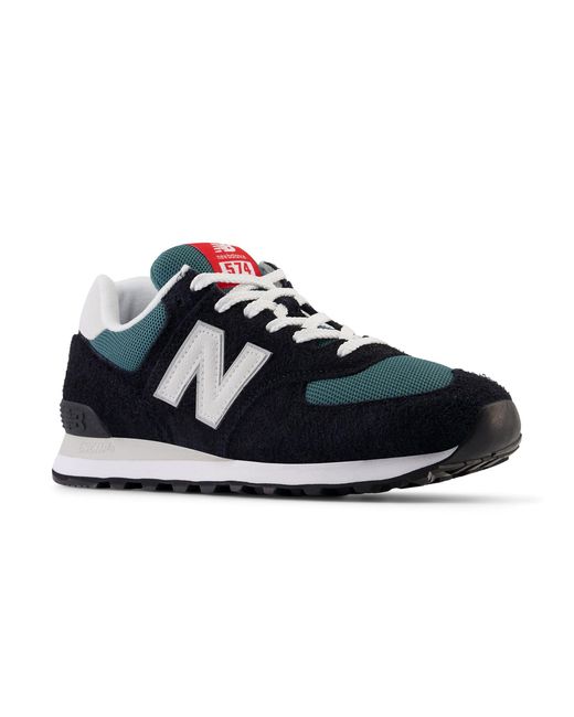 574 - sneakers nere di New Balance in Blue