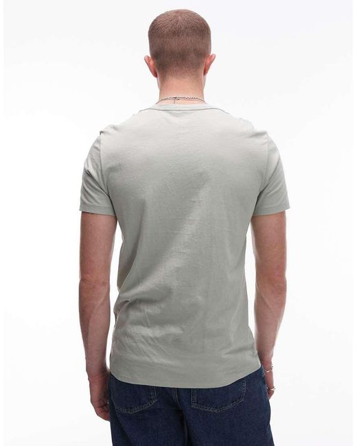 AllSaints Gray Tonic T-shirt for men