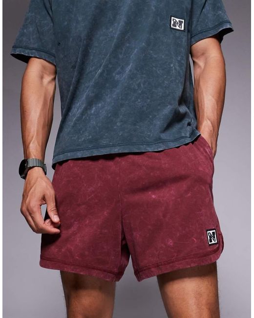 Nike Blue Heritage Logo Shorts for men