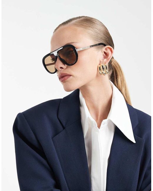 ASOS Blue Tailored Grandad Blazer