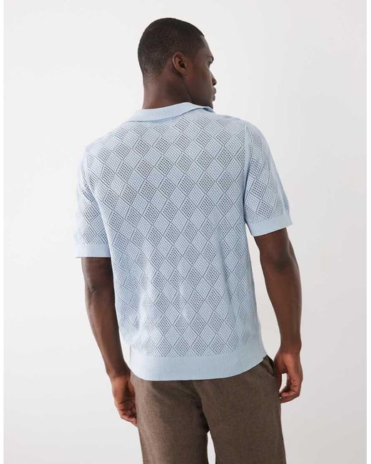 Polo di SELECTED in Blue da Uomo