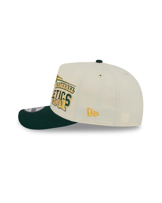 KTZ Green Oakland Athletics 9ffity Graphic Logo Cap With Contrast Peak